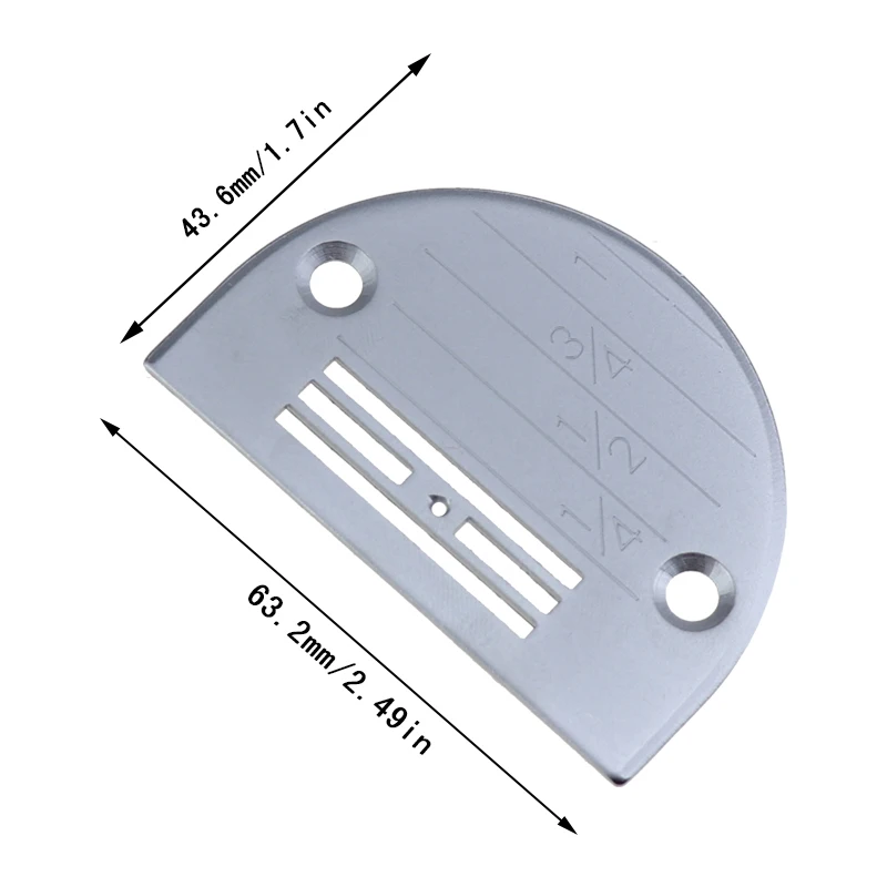 Sewing machine accessories Flat needle plate E needle plate E type sewing machine needle plate with scale