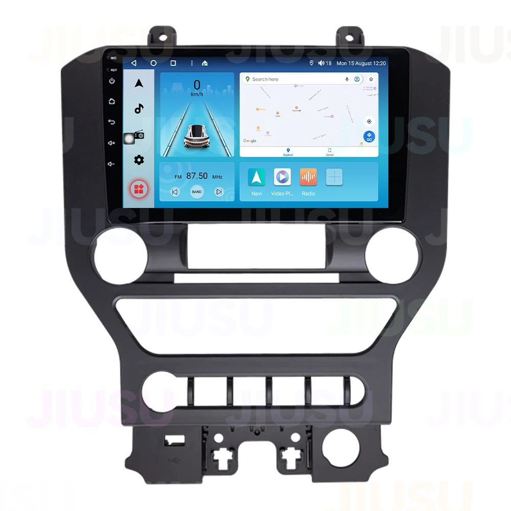 Автомагнитола на Android 12 GPS-навигация DVD-плеер стерео мультимедийная аудиосистема Для Ford Mustang 2015-2018 с Carplay DSP DAB
