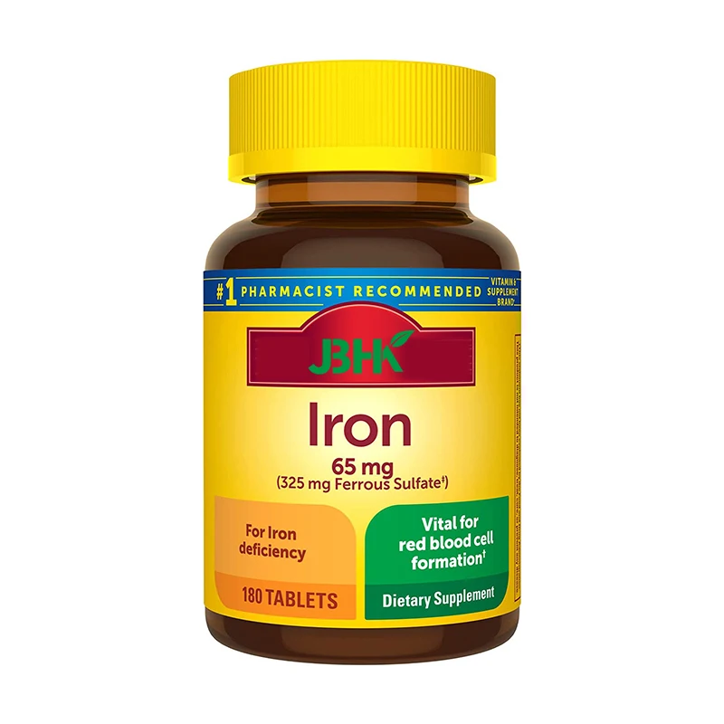 MOQ 400 Immunity Products for Mega Food Blood Builder Energy Support Red Blood Cell Production Immune Anti-fatigue Iron Tablets