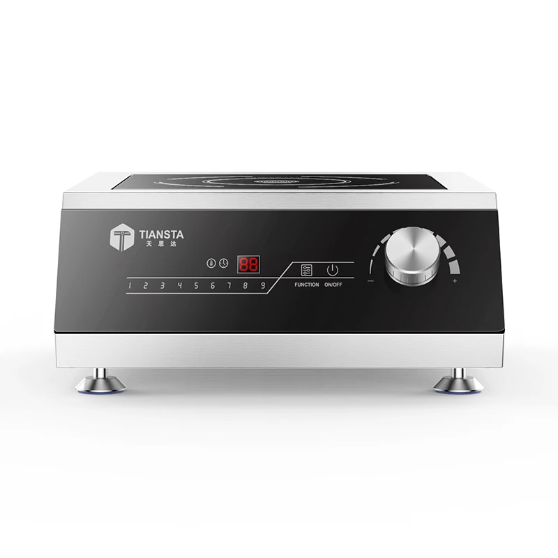 Commercial Custom 3.5KW Table Top Induction Cooker Touch Knob Electric Induction Cooker