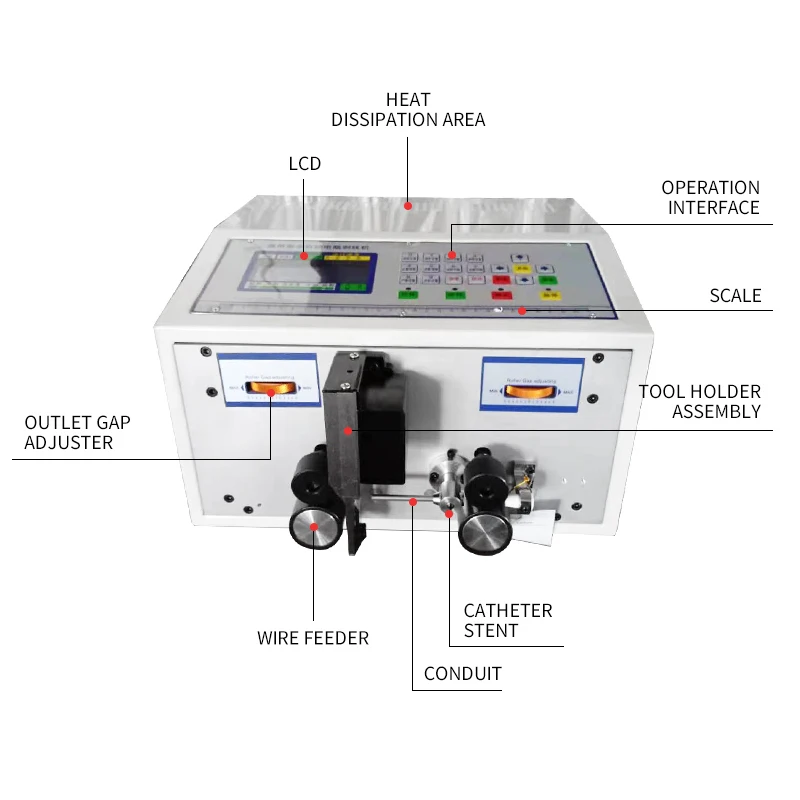 automatic wire cutting and stripping machine/scrap copper cable wire stripping machine/cnc wire cutting and stripping machine