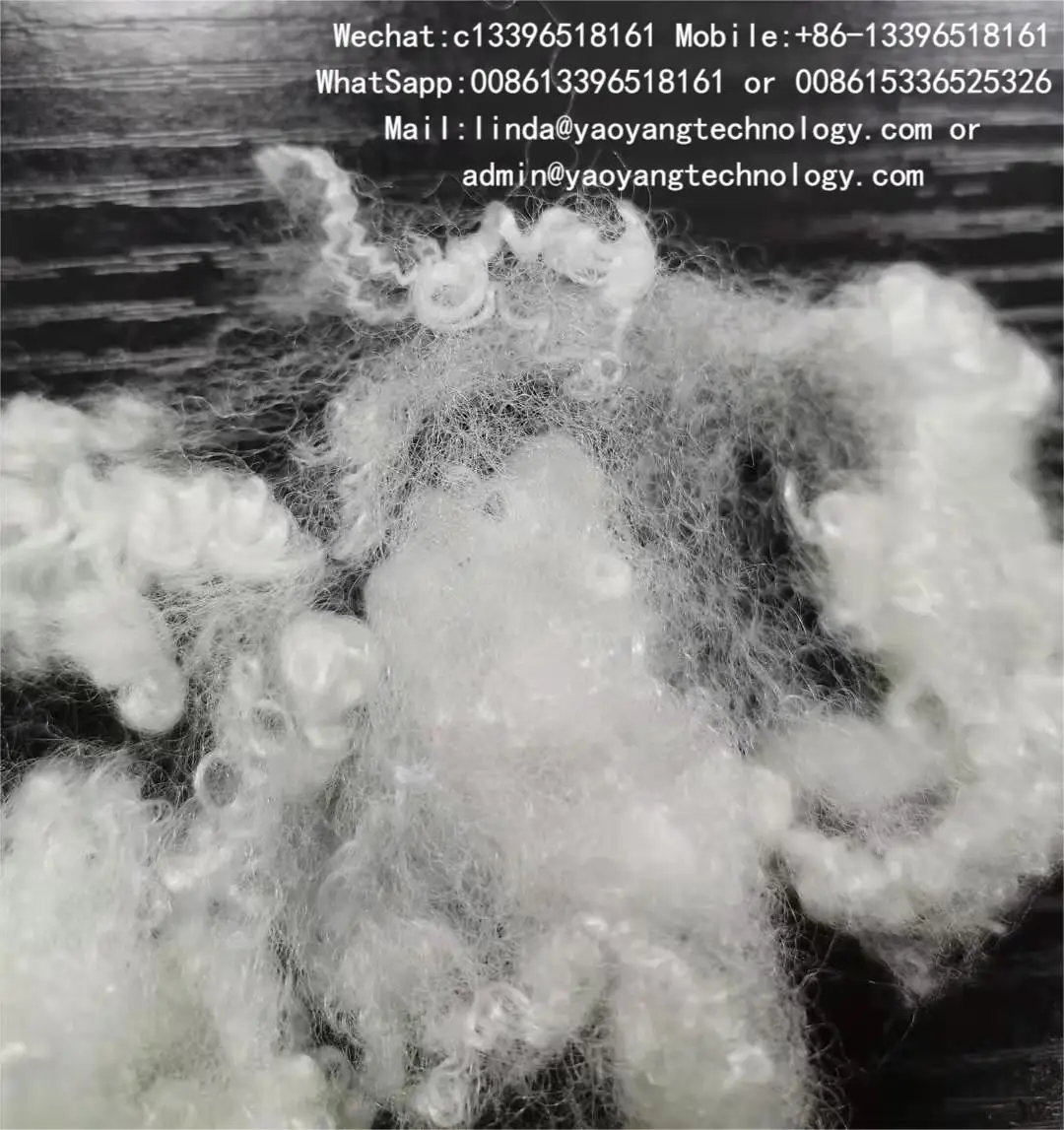 Virgin good quality Soft Solid polyester staple fiber for Filling Polyester Fiber Manufacturers and Suppliers