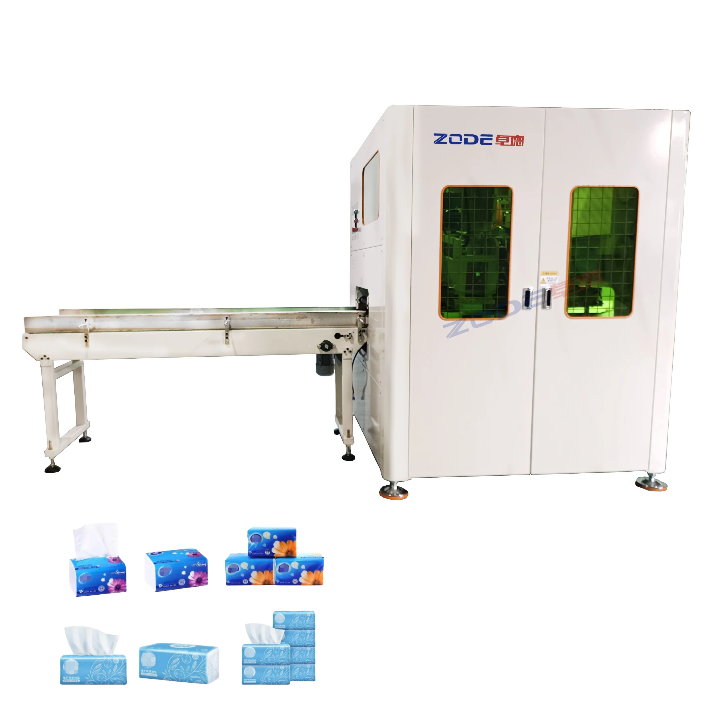 ZODE 20-150cut/min Single Lane Log Saw Tissue Paper Cutting Machine Paper Cutting Machine