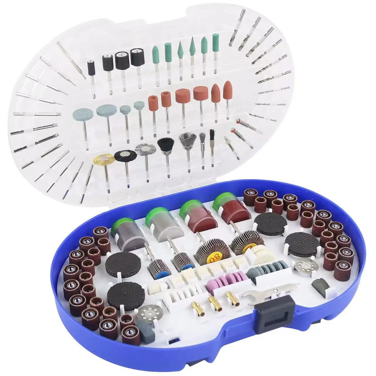 Good Quality 276pcs Rotary tool Accessories kits Universal Fitment for easy cutting Grinding Sanding Sharpening