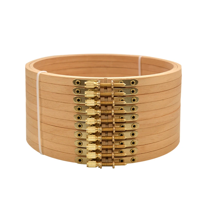 ODM&OEM Wholesale Diy Craft Hand Cross Stitch Kit Wood Frame 3 Inch 7.5cm Beech Wooden Embroidery Hoop Made In China