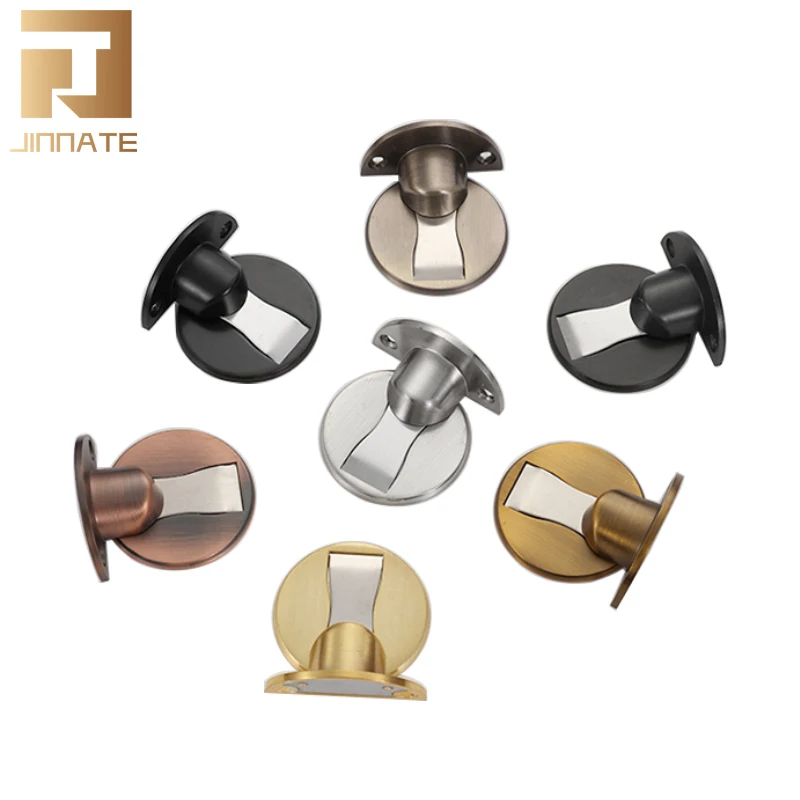 Heavy Duty Zinc alloy Magnetic Door Stopper Anti-collision Door Stopper Hidden Door Catch