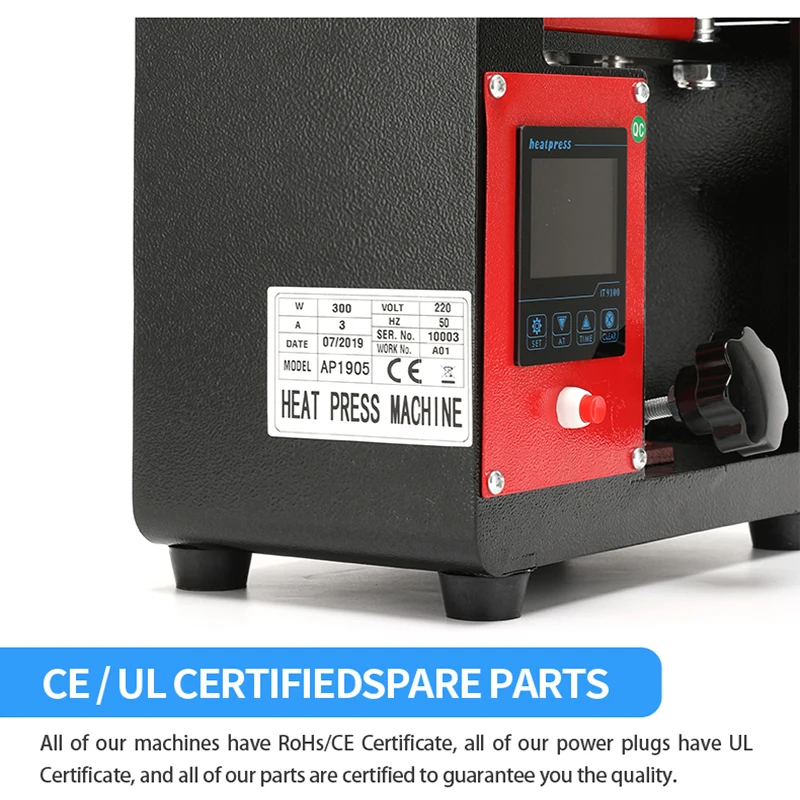 5 Ton Rosin Tech Home Use Digital Control Dual Heat Plate Manual Rosin Press