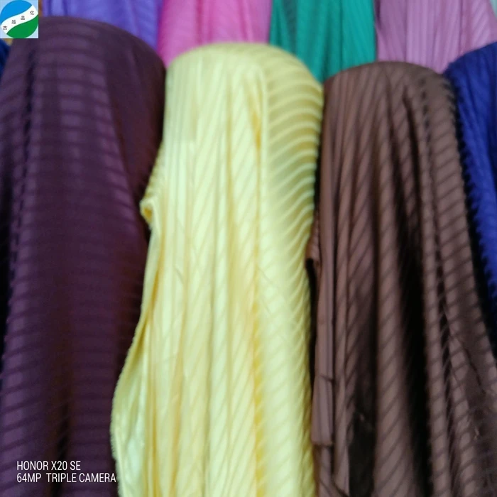 wholesale woven jacquard silky satin fabric stock lots for dress garment