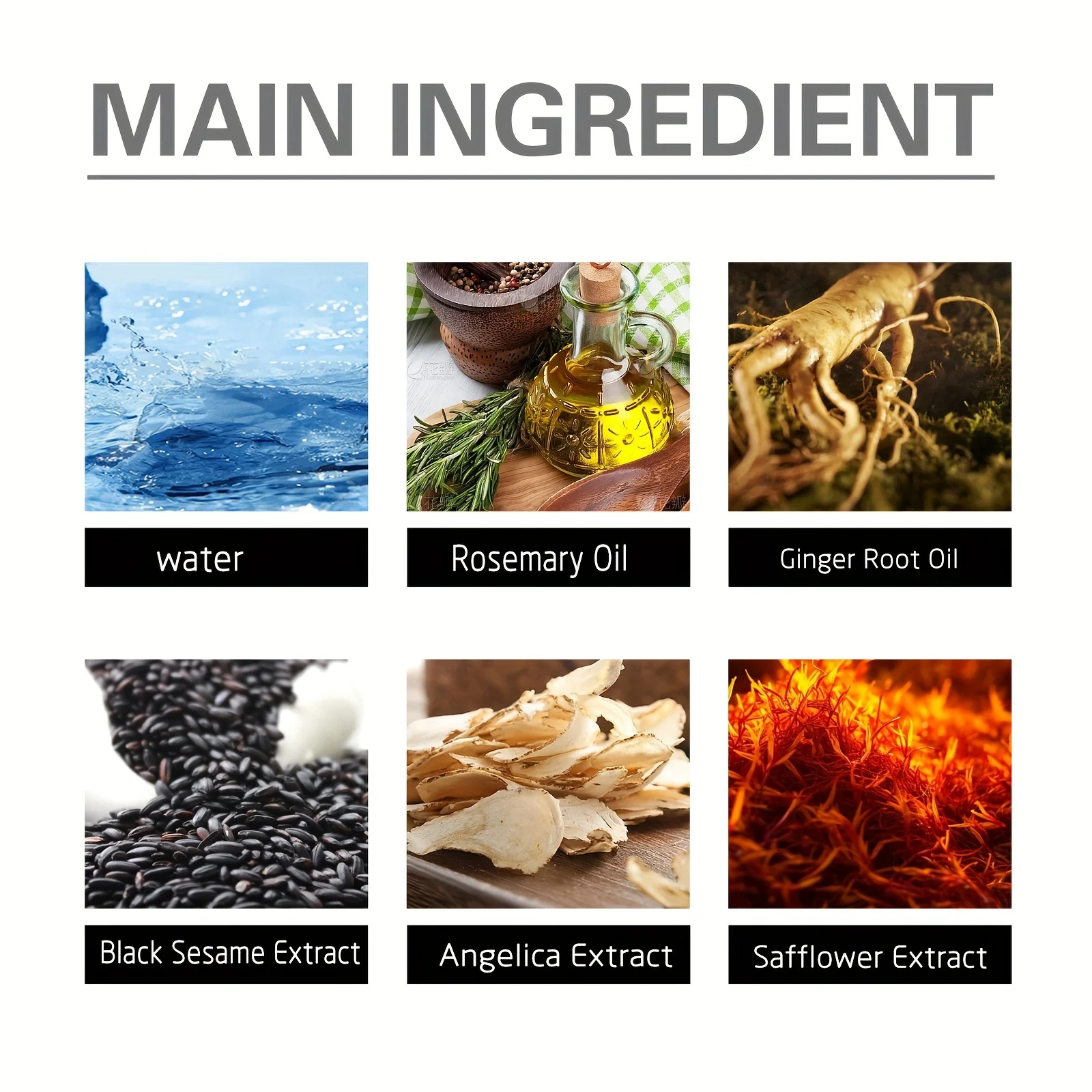 OEM/ODM Ginger Hair Care Essence Strengthening Capsules with Rosemary Seeds Healthy Penetration Scalp Massage Care