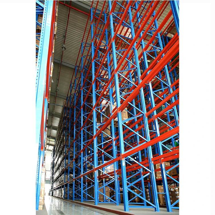 
Heavy Duty Narrow Aisle Pallet Racking Steel Storage Racks For Warehouse 