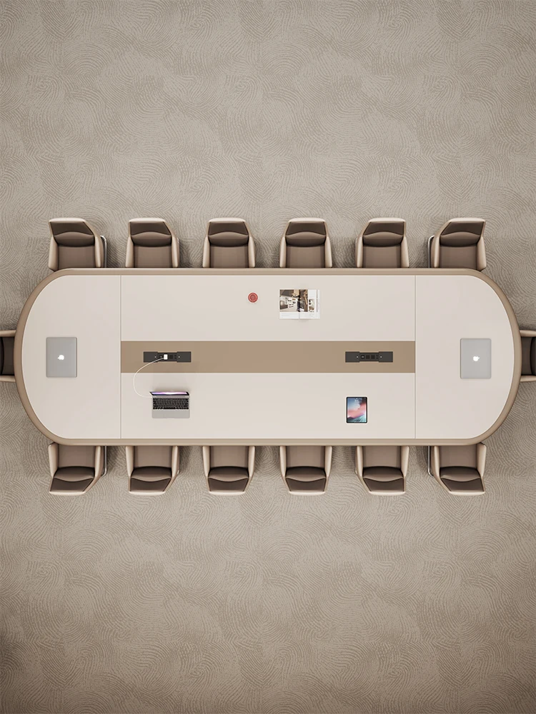 Стол для переговоров длинный стол простая современная краска высококлассный офисный большой и стул