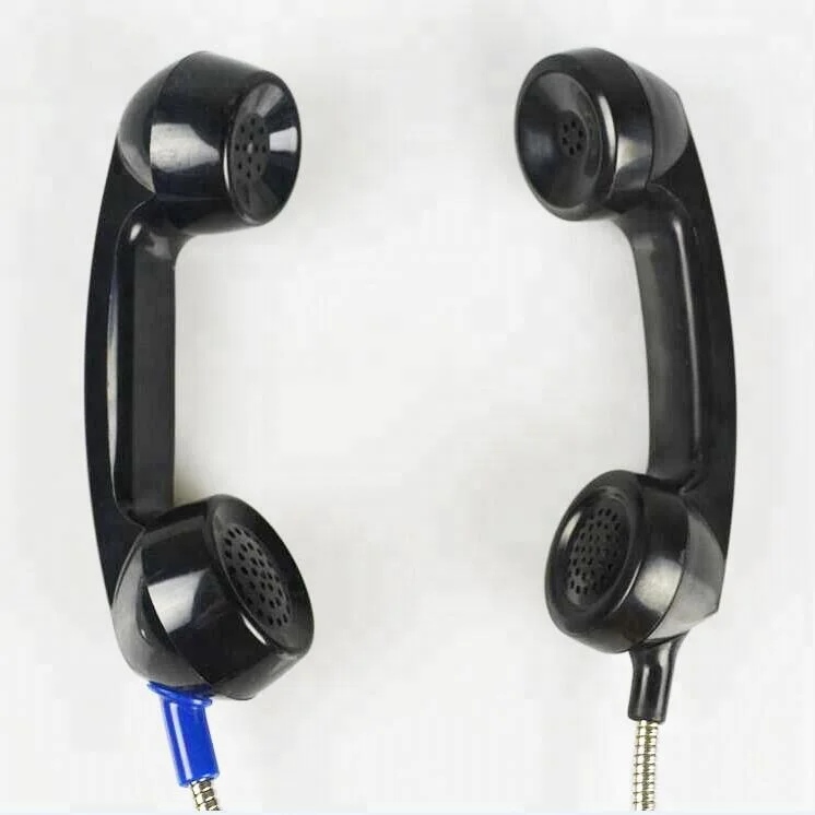 High quality ABS door phone handset vandal resistant public phone handset kiosk