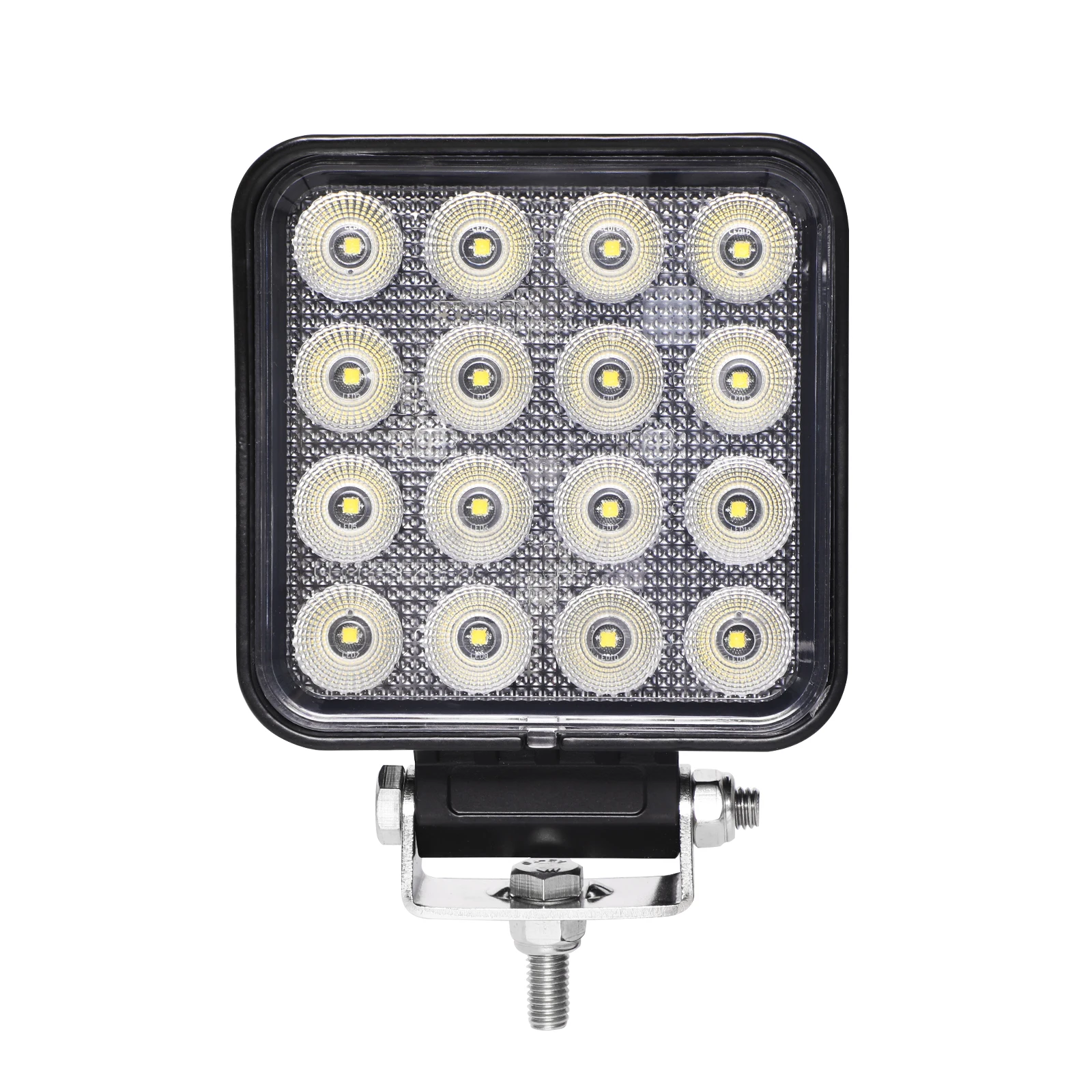 2021 Brightest Off-road Work Light Rectangular Super Duty Spot Light 48W Flood Beam Work Driving Lamp for Jeep Truck SUV ATV UTV