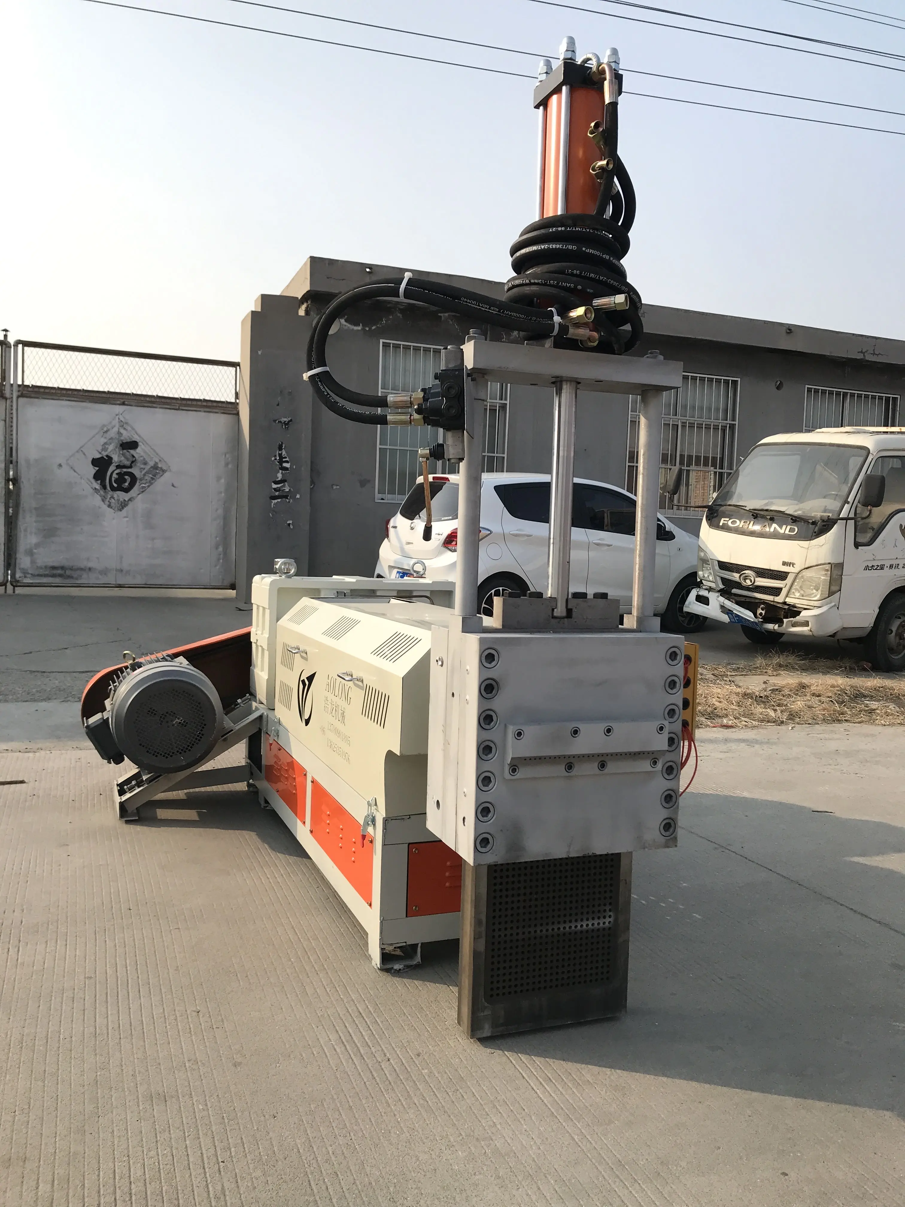 PP PE Recycle Plastic Raw Material LDPE Granule Granules Making Machine Fosita PP PE