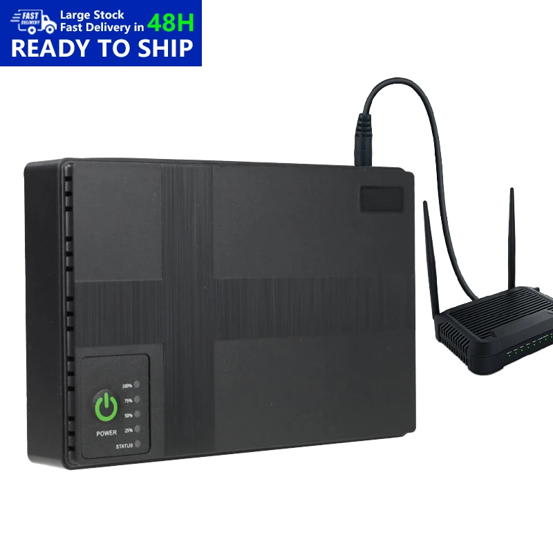 CW UPS Mini 5V 9V 12V 15V 24V 36W портативные мини для маршрутизатора Smart DC