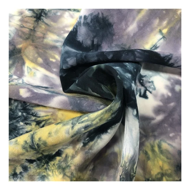 rayon woven fabric Woven rayon challis print Good supplier Low Price 100% Rayon viscose challis Fabric for girl dress