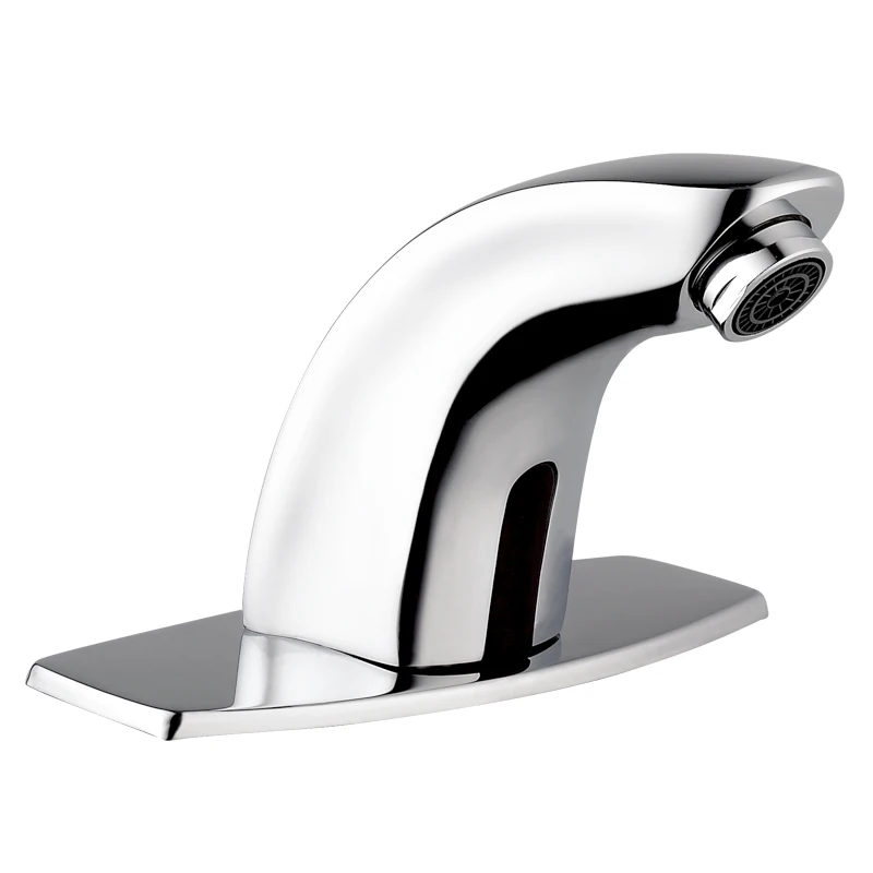 New Design CE Delay Time Tap cold and hot deck mounted Infrared Sensor Water Tap In Basin Faucets