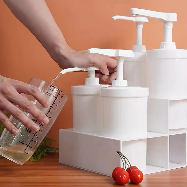 UK10 Salad dressing Universal cover 10ml Oyster sauce syrup pump dispenser