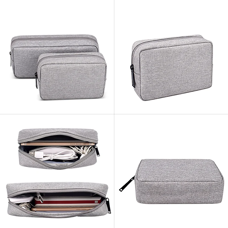 Storage bag mouse data cable sleeve case power bank protection bag U disk U shield charging head finishing box