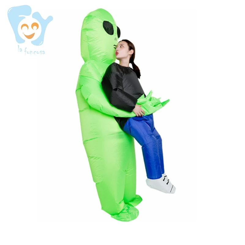 Unisex Adults Halloween Inflatable Alien Costumes