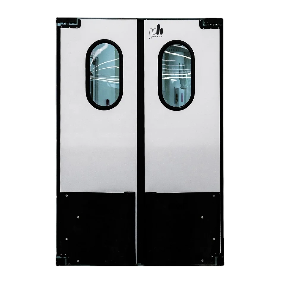 
Traffic swinging double leaf door for kitchen 