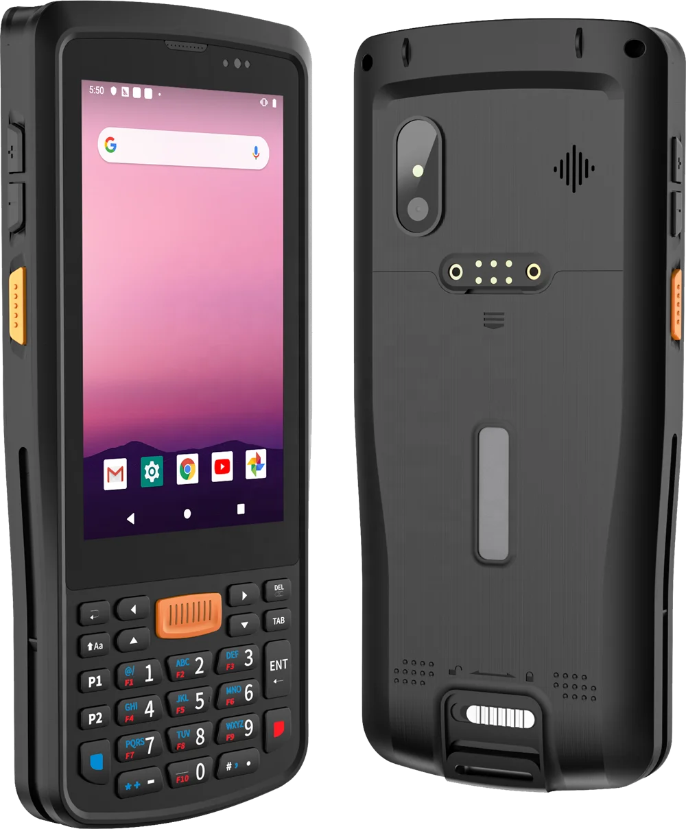 Ручной android 4 дюйма 26 ключи мобильное можно крепить любые приспособления: PDA с 2D сканер штрих-кода, 8 ядер, сборщик данных 64 Гб IP65 Промышленный терминал