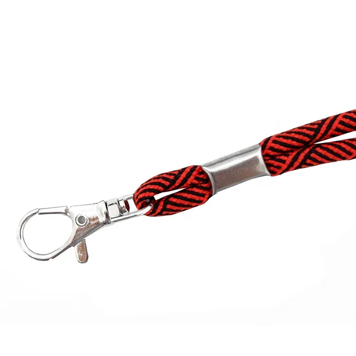 Customizable nfl lanyards football teams round cord lanyard neck strap