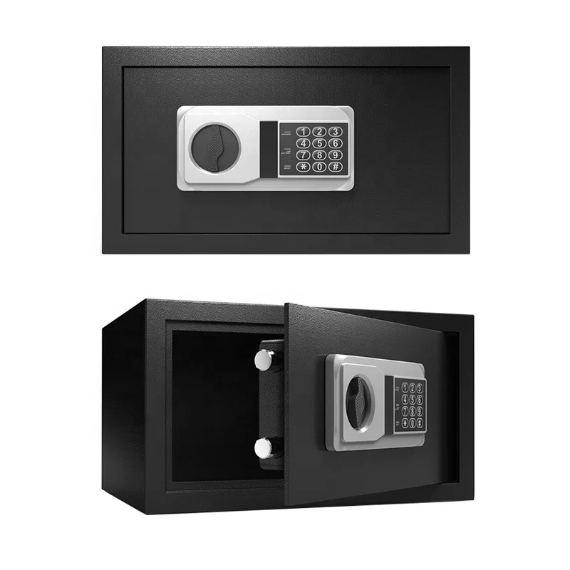 Safe Box Home Electronic Digital Keypad Lock Home Security Cash Storage box Black