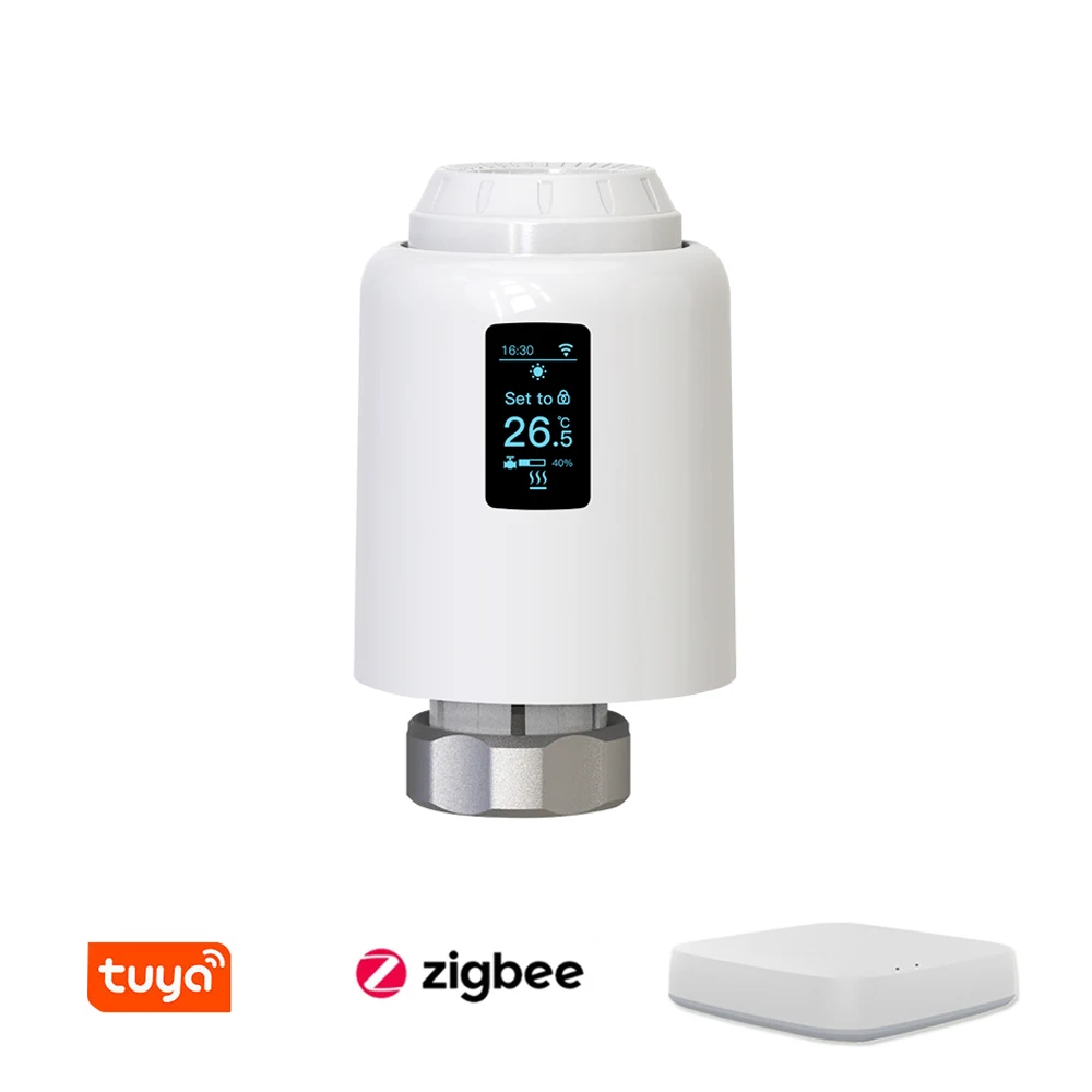 Beok ZigBee Tuya Smart Thermostatic Radiator Actuator Valve Programmable TRV Thermostat