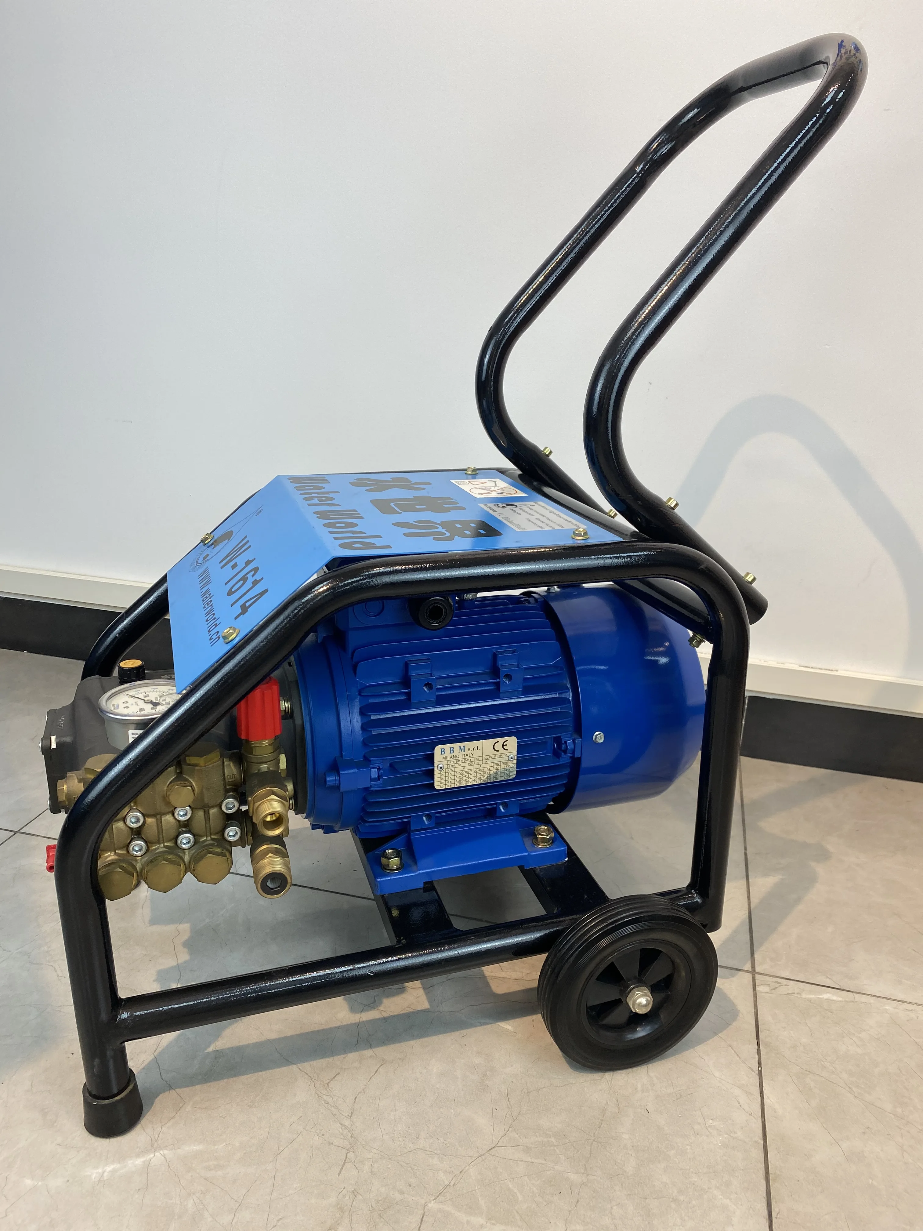 Electric 380V Jet Washer Pressure Washer 200Bar Water Blast for Hotels and Farms New Automatic Metal with 220V Engine Motor
