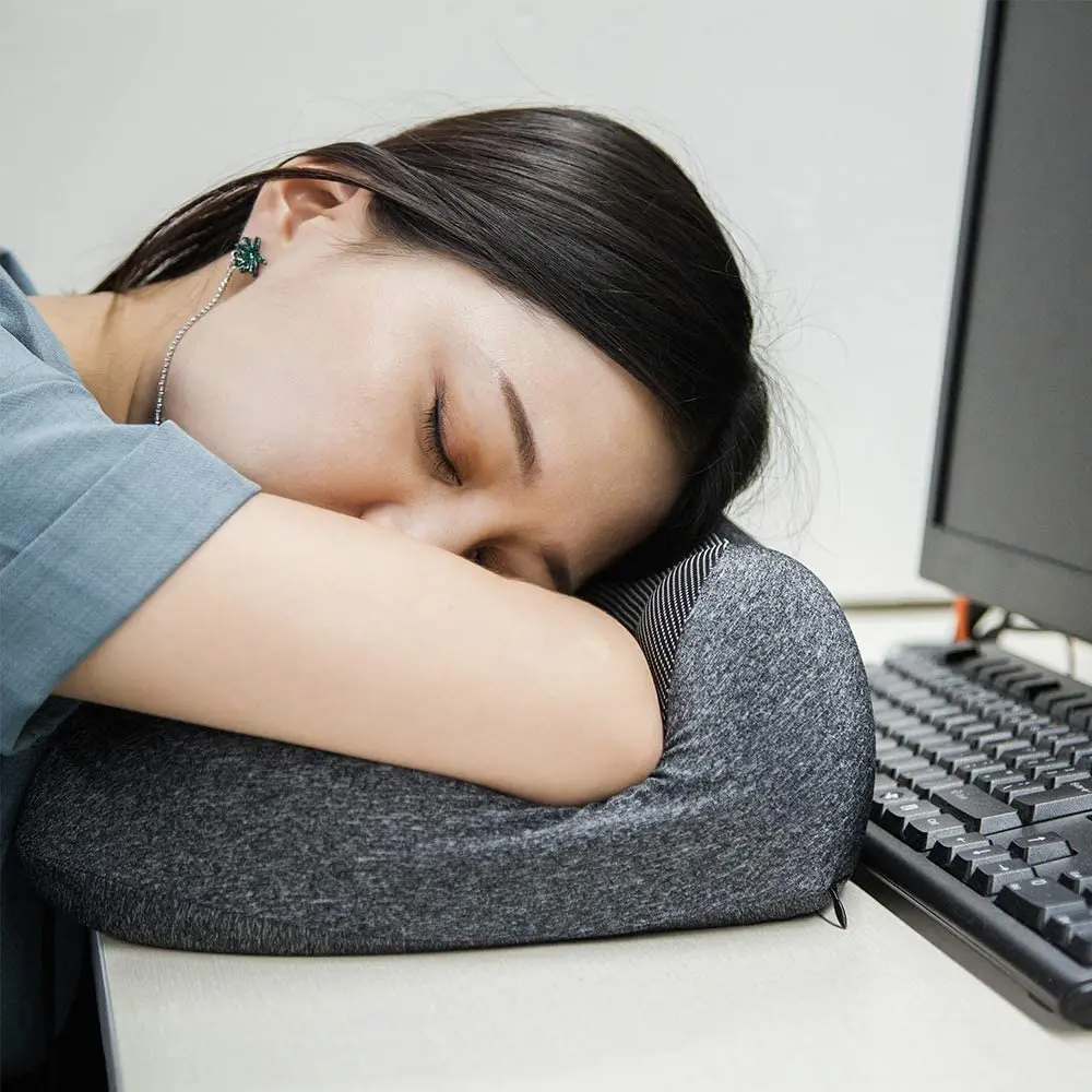 OEM Best Memory Foam 3 In 1 Airplane Office Sleeping Black U Shape Neck Support Travel Pillow