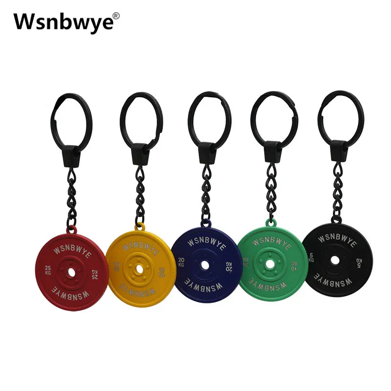 Wsnbwye selector weight plate stack gift Anime racket luxury six ballistic backpack weight plate design keychain