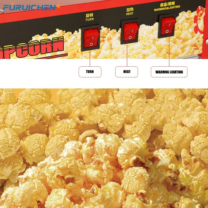 Furuichen Popcorn Machine For Commercial Hight Efficiency Popcorn Machine Hot Sale Electric Popcorn Maker