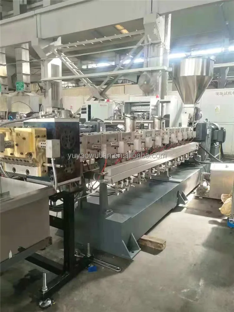 
Plastic Modifying Matching Color Twin Screw Extruding Granulator 