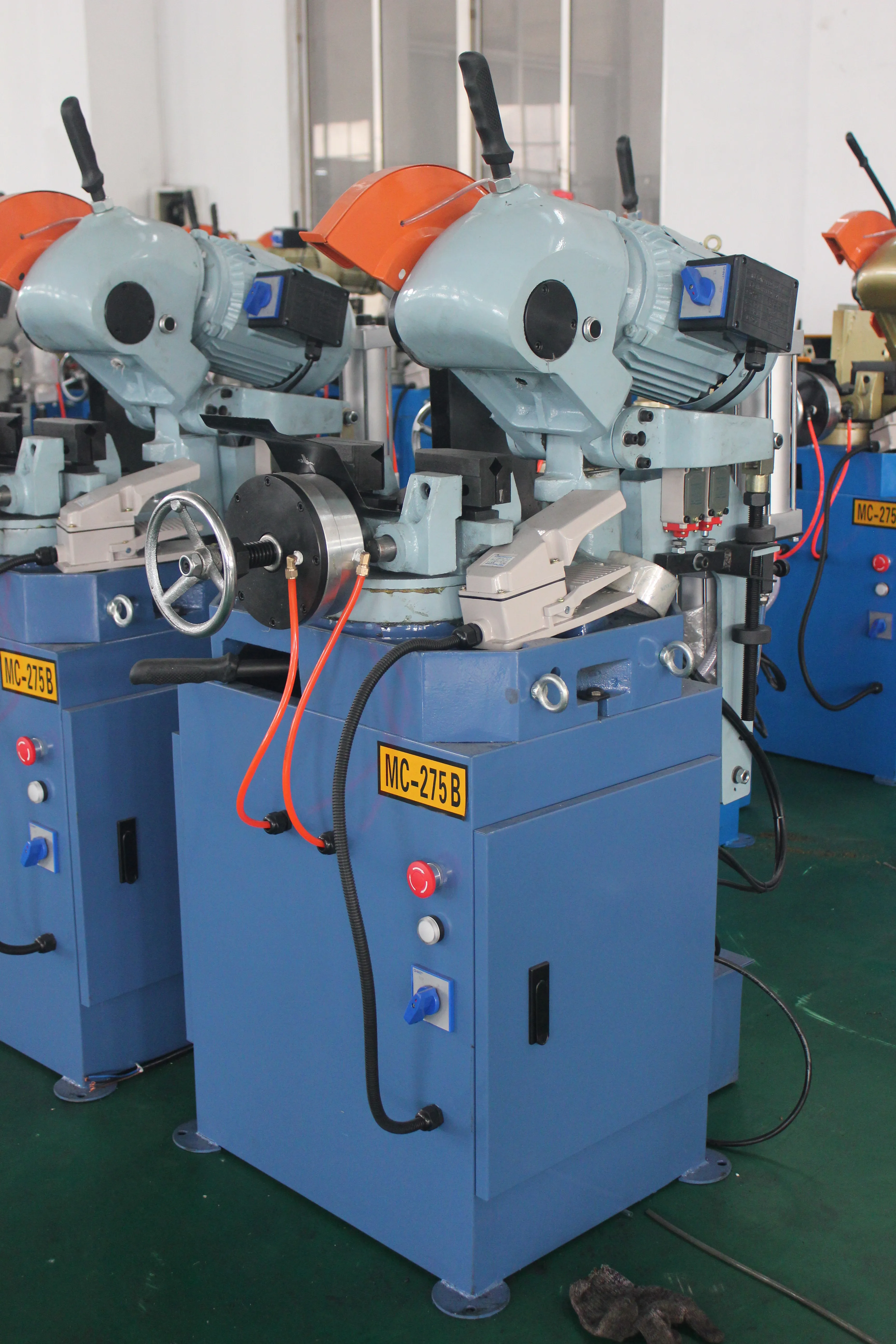 MC-275B pipe cutting machine Pneumatic pipe cutting machine semi automatic