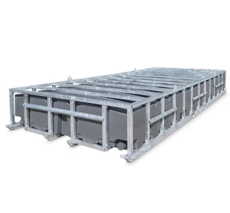 Factory customized 2000L 4000L 6000L septic tank with steel frame  for Industrial and Residential