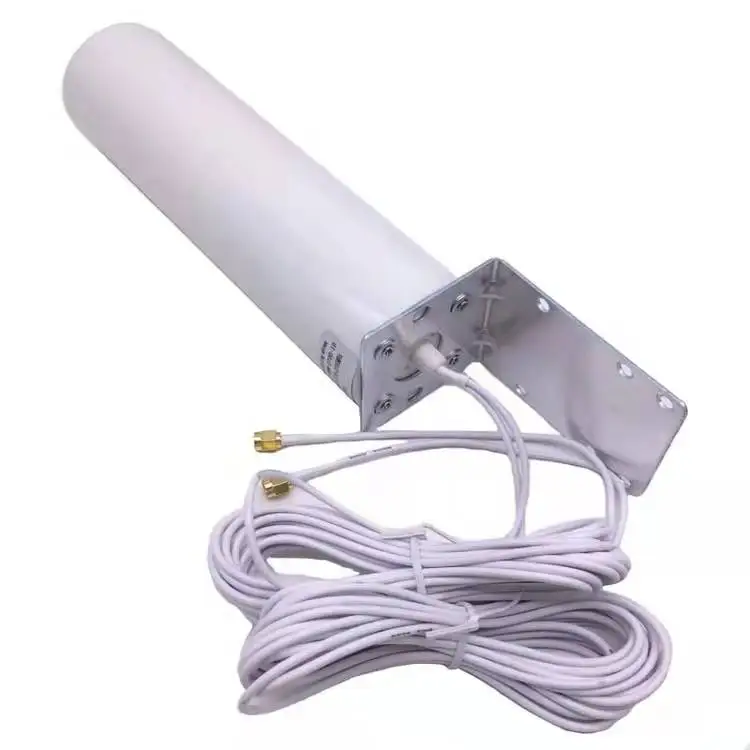 3G/4G outdoor barrel antenna 10m dual wire dual interface TS9/CRC9 router network card external antenna