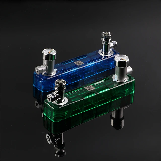 Kit CO2 Generator System Kit with Pressure Sensor Air Flow Adjustment Valve Water Plant Aquarium D501