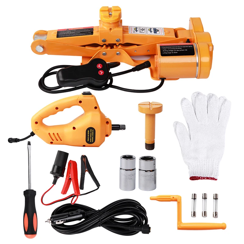 3 ton 12v vehicle automotive small hydraulic electric power car lifting jack kit