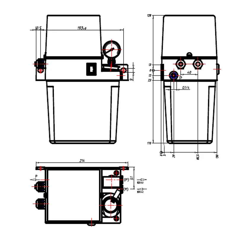 MKF1-12AB12000+428 single-line or oil and air lubrication systems operated gear pump