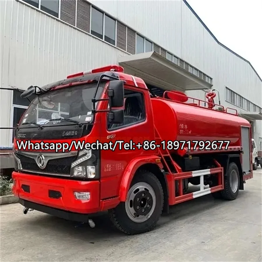 Dongfeng 6000 литров пожарный Спринклерный грузовик 4x2 водяной спринклер