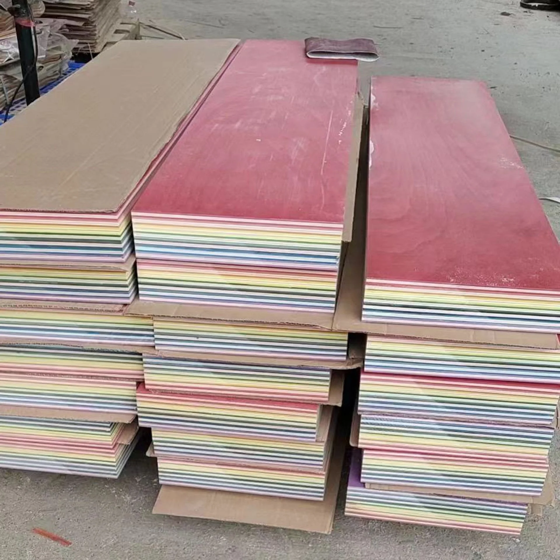 JIESEN Hot Uncut Rainbow Skateboard Maple Layers Multiple Color Deck Custom Skate Board Grip Tape Skateboard Heat Transfer Film