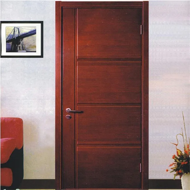 Solid Wood Door for house interior room Fast Delivery factory cheaper price good quality anti-scratch latest design wooden doors
