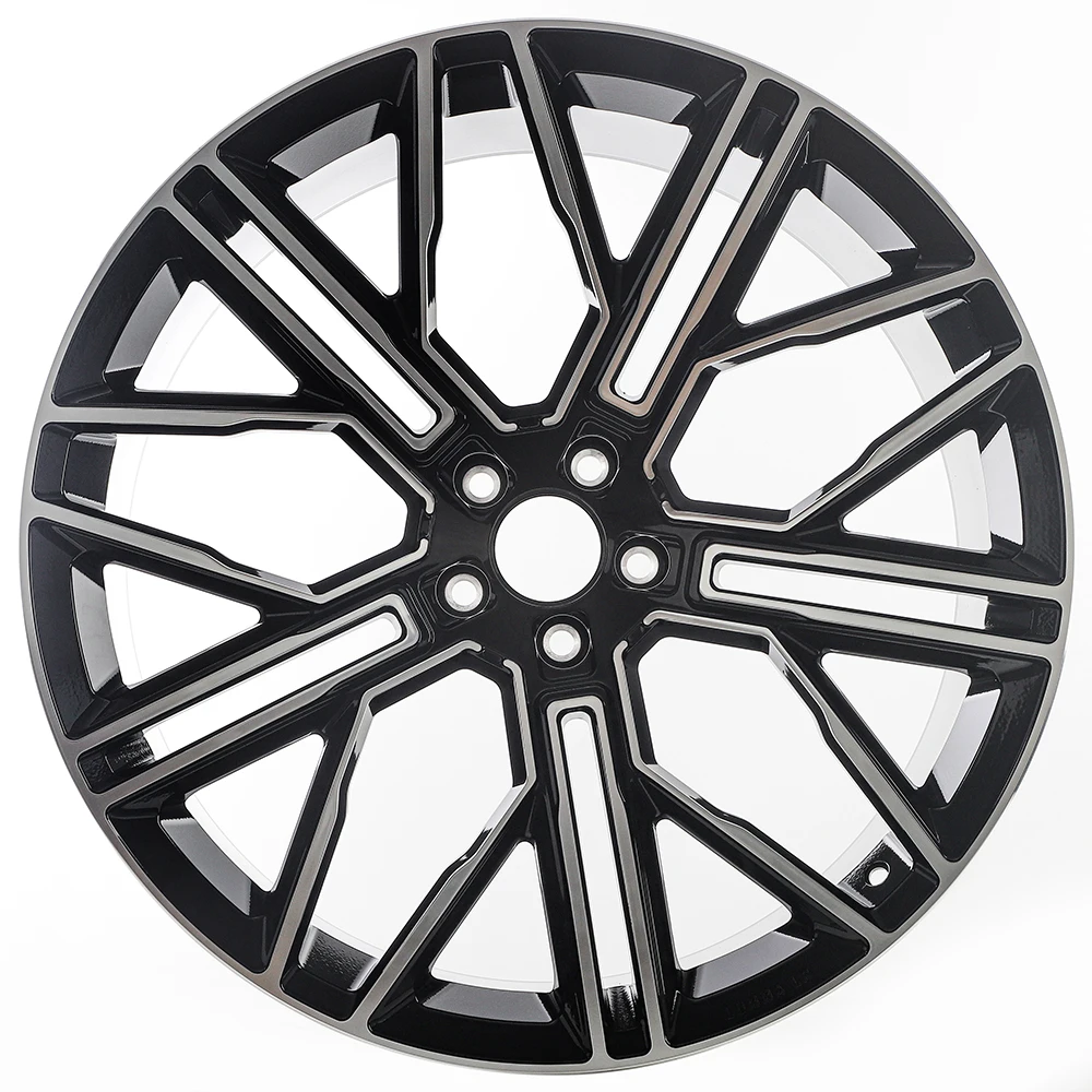 Alloy Forged Car Wheel Rims Aluminum Alloy Customized Automotive Use on High Performance Sport 17-24 Inch 4 Pieces Bright Black