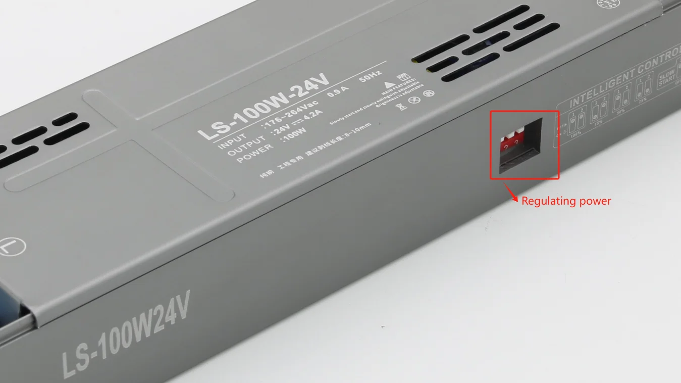 Factory price diai dimming power supply 100% full power 12/24v AC180-265  60w high-end indoor strip power supply