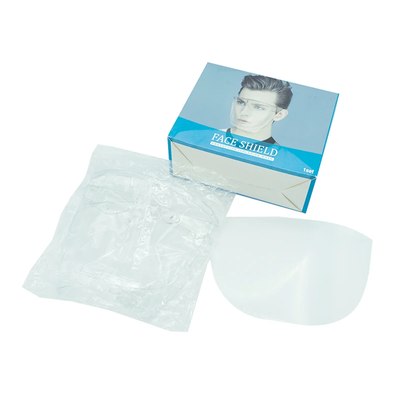 Оптовая продажа прозрачной защитной уход за кожей лица шейки изоляции защитного защитный лицевой щиток