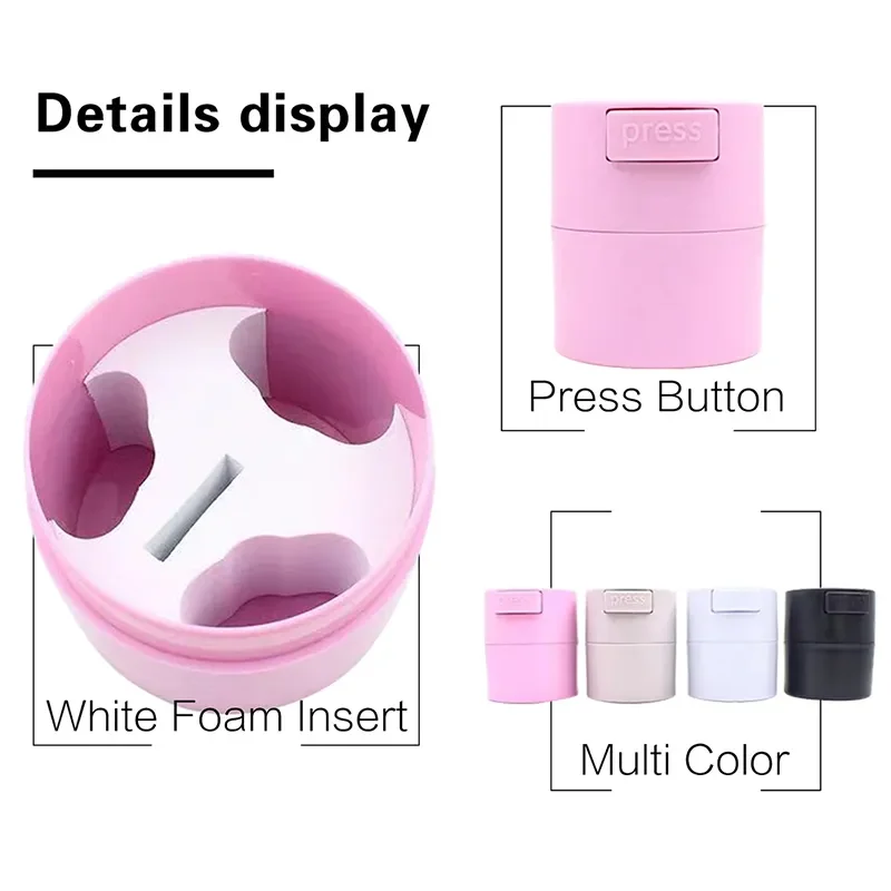 Glue Adhesive plastic Holder Grafted Eyelash Storage Container Lash Glue For Lash Adhesive Eyelash Glue Container multicolor