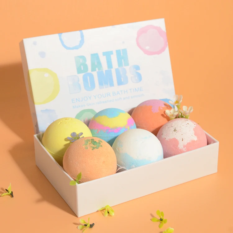 
Amazon Supplier Private Label Moisturizing Vegan Bath Salts Fun Fizzing Bubble Bath Bombs Natural Organic Fizzy Coconut Oil 