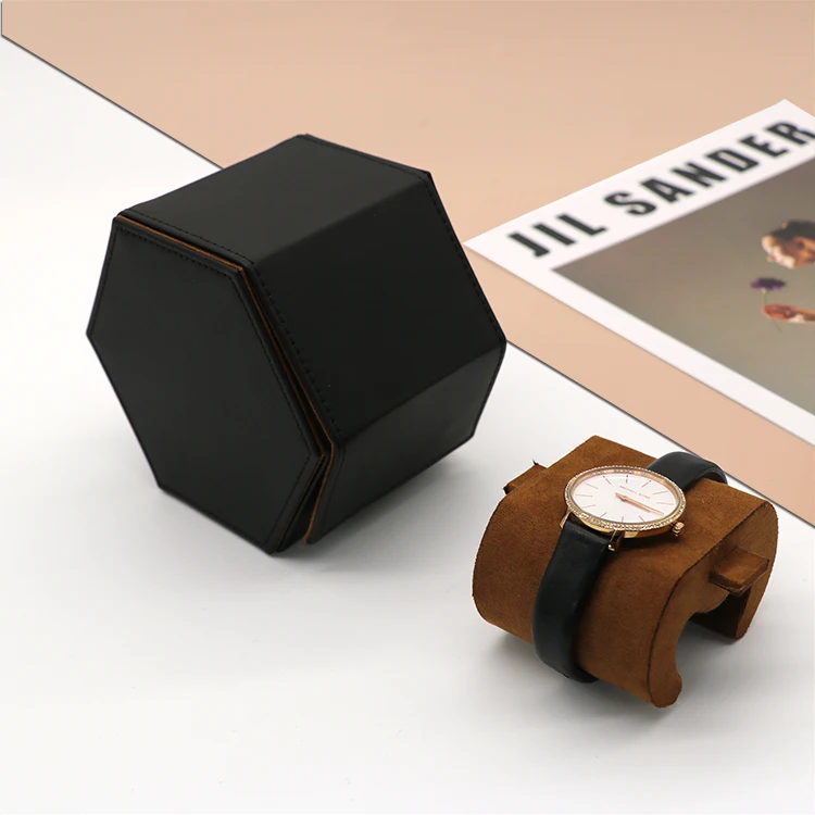 Packaging Box Leather Luxury Man Single Watch Case