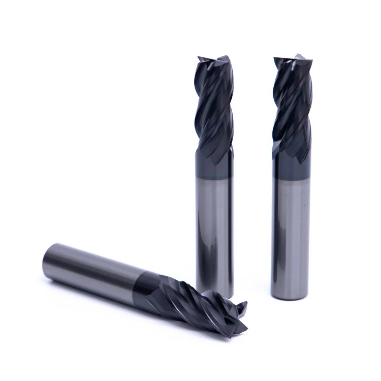 Алюминиевый фрезерный инструмент с 3 канавками из вольфрамового сплава алюминиевые концевые фрезы